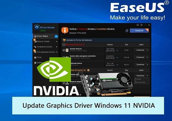 5 Ways to Update Graphics Driver on Windows 11 NVIDIA [Step-by-Step Guide]