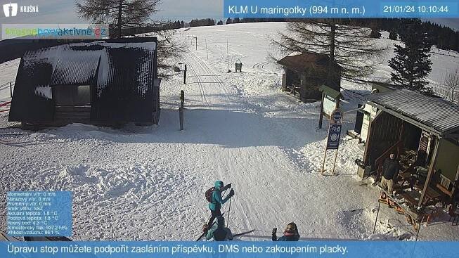 Z webkamery U maringotky na KLM