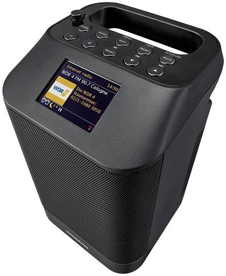 Sangean WFS-58 A500394 internetové přenosné rádio, DAB+, FM, internetové, AUX, Bluetooth, Wi-Fi, internet, Multiroom, če