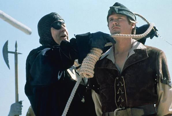 Robert Ridgely, Cary Elwes - Bláznivý příběh Robina Hooda - Z filmu