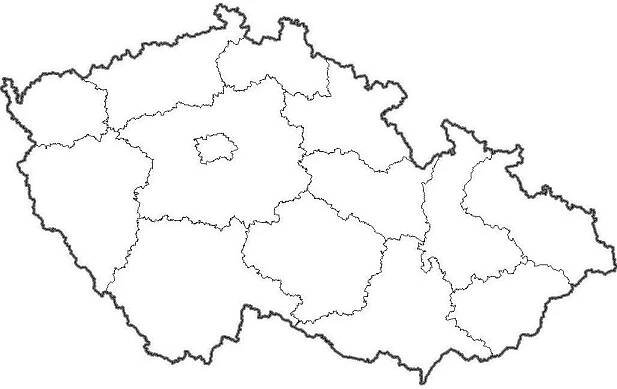 Výsledek obrázku pro slepa mapa ceske republiky divadla | Teaching geography, Kindergarten worksheets, Worksheets