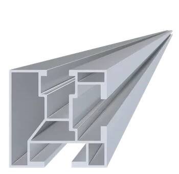 Stavební profil KVN ALUMINIUM Hliníkový profil pre konštrukciu solárnych panelov, rozmer 40x40mm ,materiál EN AW 6063 T6 , prírodný hliník bez povrchovej úpravy