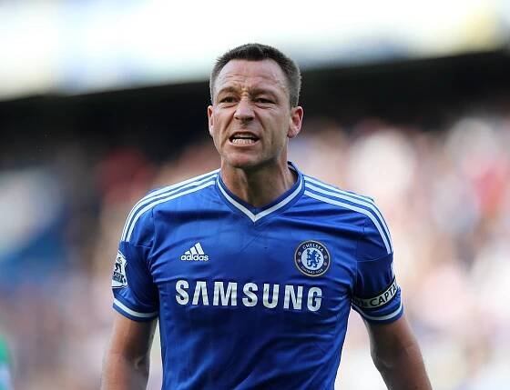 John Terry, Chelsea captain, in a game.