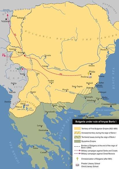 Významný křesťanský vládce a “křtitel” bulharského národa – Η Ορθόδοξη Εκκλησία του Αγίου μάρτυρα Βάτσλαβ, Πρίγκιπα της