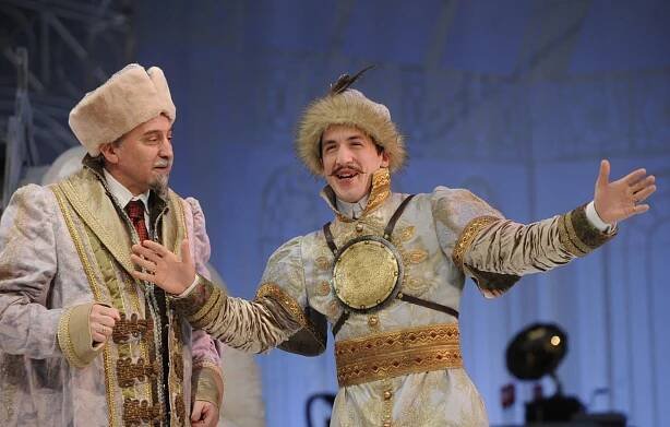 Artur Smoljaninov v moskevském divadle v roce 2010