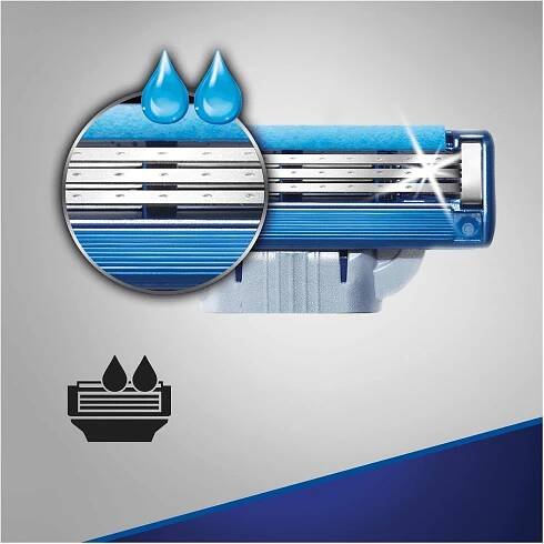 Gillette Mach3 Turbo náhradní hlavice 12 ks