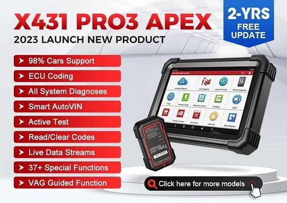 Launch X431 PRO3 APEX 2025 - Obrázek 6