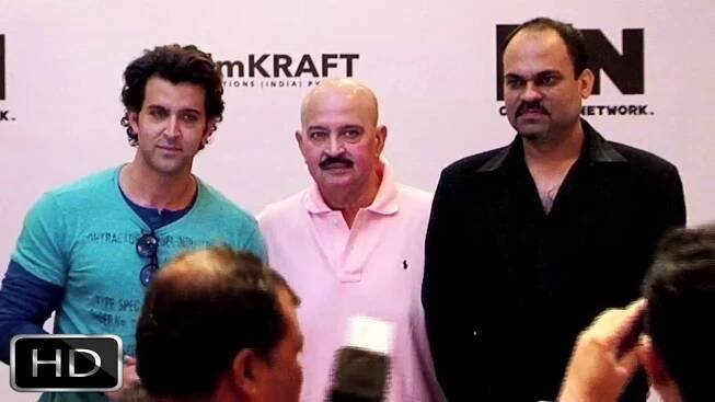 Hrithik Roshan - Rakesh Roshan At The Launch Of 'Kid Krrish'