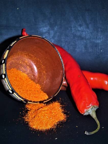 Kajenský pepř z čerstvých chilli papriček