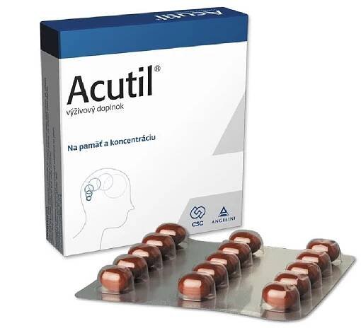 Angelini Pharma Acutil, 60 cps. 60 cps. od 356 Kč