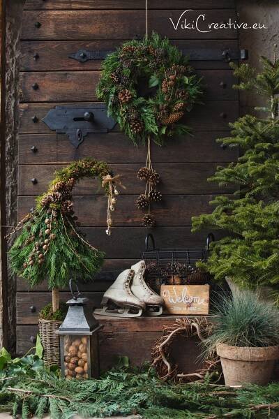 Pin by Leslie Boudreau on Months of the Year | Outdoor christmas decorations, Country christmas decorations, Country christmas