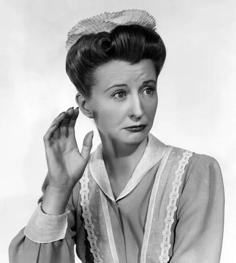 Publicity portrait of actor Irene Ryan (as 'Prudence') in the film That Night with You, 1945