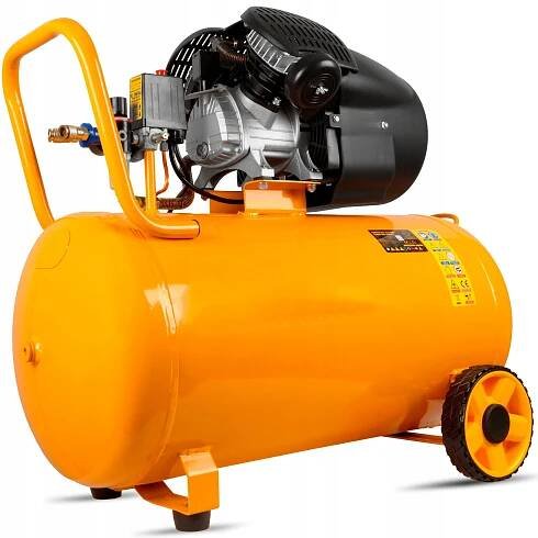 OLEJOVÝ KOMPRESOR 100L DVOUPÍSTOVÝ vzduchový kompresor V-SYSTEM+ SEPARÁTOR Model GMM-AC100V2