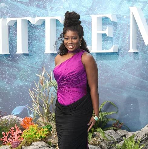 Getting Ready For 'The Little Mermaid' Premiere: Clara Amfo On Her Robert Wun Ursula-Inspired Gown