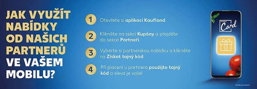 Jak získat výhody u partnerů v aplikaci?