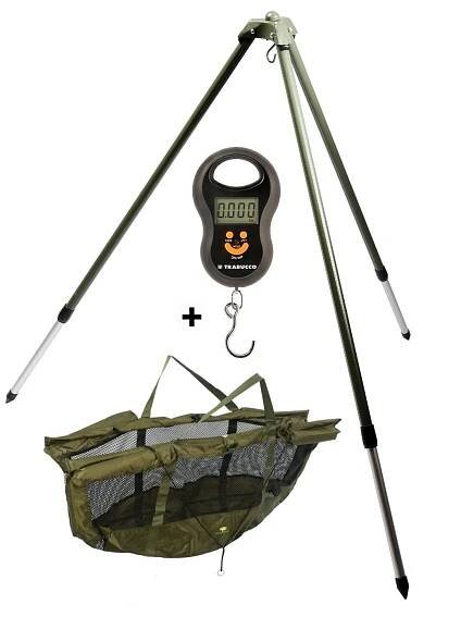 Giants Fishing stojan na vážení Weigh Tripod + vážící sak + váha ZDARMA!