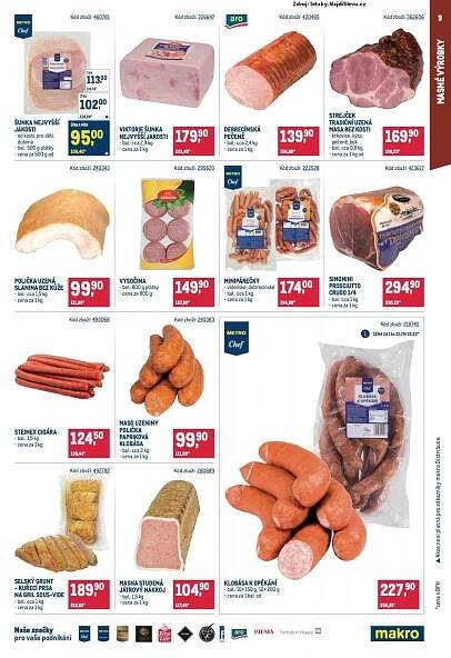 Leták Makro (27. 8. - 9. 9. 2025) - strana 9 z 26