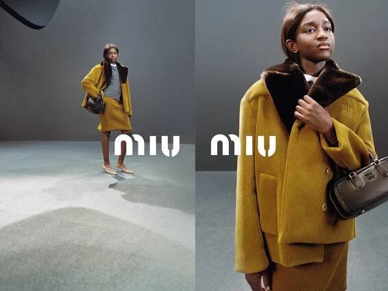 Zaya Wade and Emma Corrin Will Make You Fall Back in Love With Miu Miu's Fall 2023 Collection