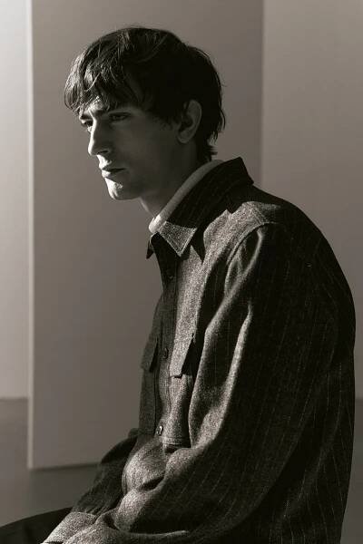 Regular Fit Felted overshirt