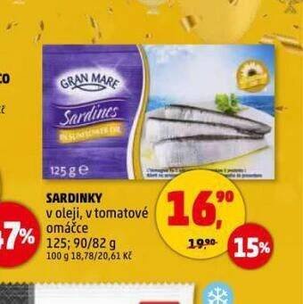 Penny Market Sardinky nabídka