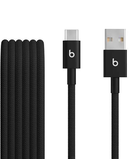Beats USB-A / USB-C Woven Cable (1.5m)-Black (2ks)