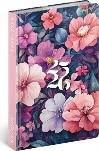Notique Petito 18měsíční diář 11 x 17 cm týdenní 2025/2026 kytice od 63 Kč