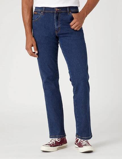 Kalhoty Wrangler TEXAS STRETCH DARKSTONE