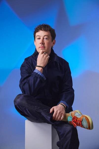 Alex Sharp photographed for Variety at the PMC Studio in Los Angeles in April 2024