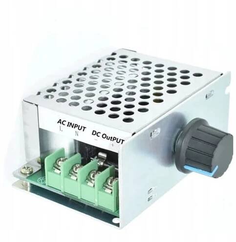 REGULÁTOR NAPĚTÍ OTÁČEK 20A 230V AC na 0, 110-210V DC