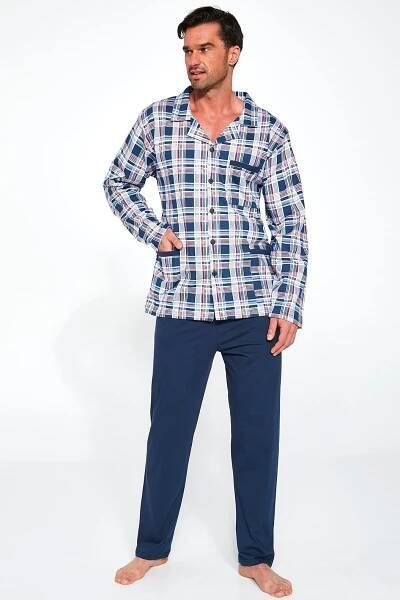 Pánské pyžamo Camisa Azul 114/45 | Lanotte.cz