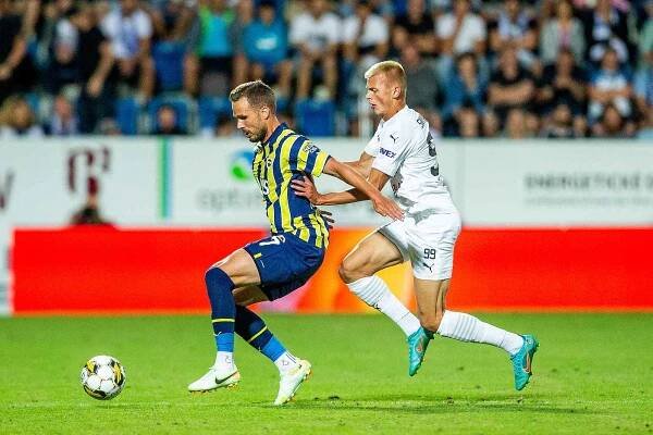 Odvetné utkání 3. předkola fotbalové Evropské ligy: 1. FC Slovácko - Fenerbahce Istanbul, 11. srpna 2022, Uherské Hradiště