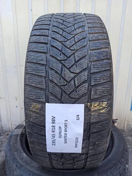 Zimní pneu Dunlop Winter Sport 5 235/45 R18 98V 5mm 4ks
