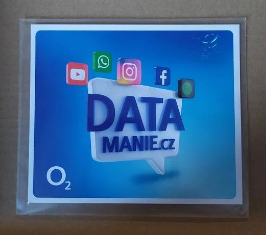 SIM karta O2 data mánie 100 GB - Mobily a chytrá elektronika