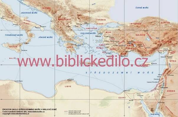 Biblické mapy - České katolické biblické dílo
