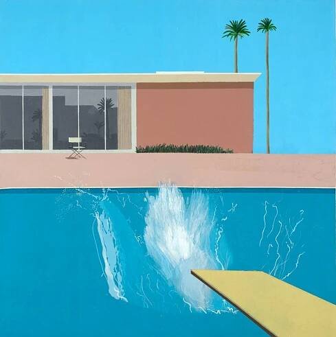 David hockney  a bigger splash  1967