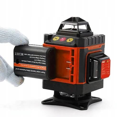KŘÍŽOVÝ LASER 360 STUPŇŮ 16 ŘÁDKŮ LASEROVÁ VODOVÁHA ROVINNÉ DÁLKOVÉ OVLÁDÁNÍ Značka Renew Force