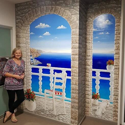 Trompe Santorini Finished