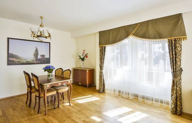 TV a/nebo společenská místnost v ubytování Residence Romanza