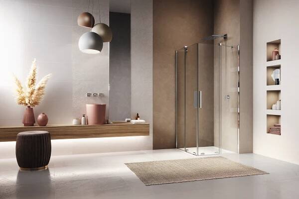 AMALIA D35SE2 - Rohový vstup s dvoudílnými posuvnými dveřmi - Sprchové zástěny - RONAL Bathrooms