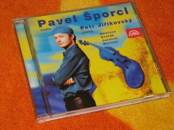 CD - PAVEL ŠPORCL VIOLIN + PETR JIŘÍKOVSKÝ PIANO - SMETANA, DVOŘÁK !! - Hudba