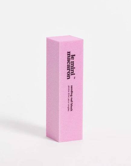 Le Mini Macaron Sanding Nail Block Pink-No colour