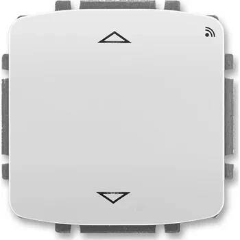 vypínač spínač žaluziový s krátkocestným ovladačem, s RF přijímačem, 868 MHz, šedá, design TANGO