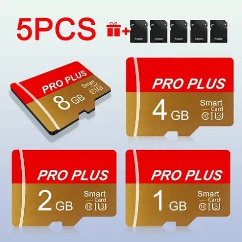 5pcs memory card 8gb 4gb 2gb 1gb 512mb 256mb 128mb 64mb with adapter high   card u3 c10 a1 memory tf card for tablet camera mobile phone camera car audio game   your files  