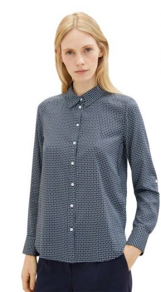 Dámská košile TOM TAILOR modrá, bílá | EXE JEANS | Specialisté na džíny Mustang, Cross, Mavi a další