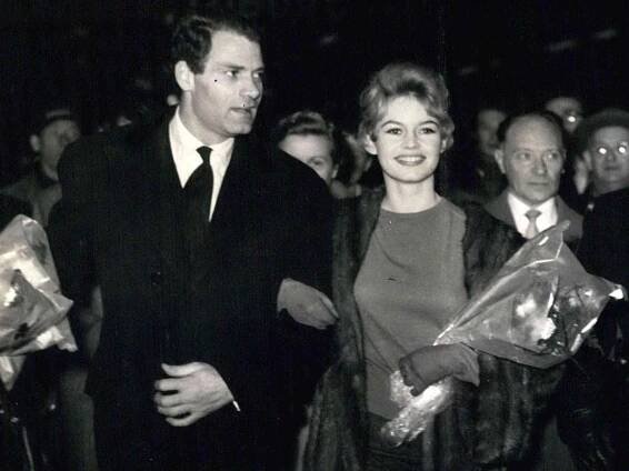  Jean-Louis Trintignant, & Brigitte Bardot