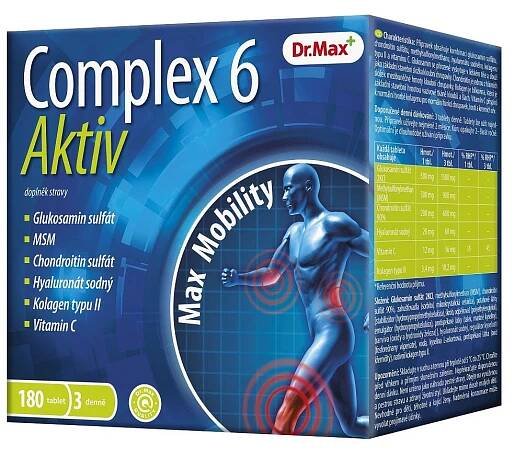 Dr.Max Complex 6 Aktiv 180 tablet - srovnání cen | Leano.cz