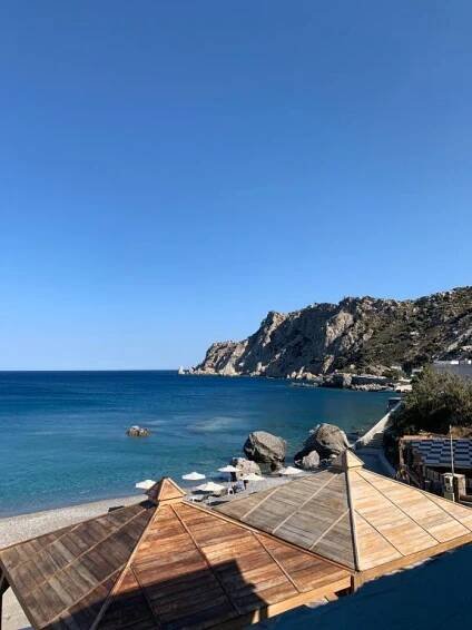 Výhled, Antiperatos Beach house in Spoa