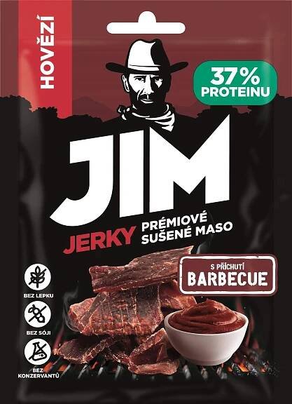 Jim Jerky Hovězí BBQ