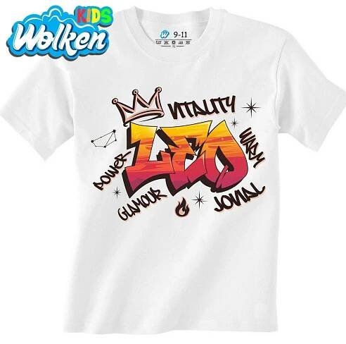 Obrázek produktu Dětské tričko Horoskop Lev Leo Graffiti