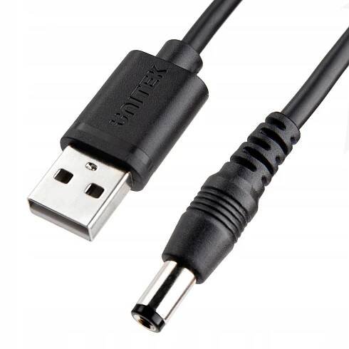 Unitek napájecí kabel USB – konektor DC 5.5/2.5 mm 9 V